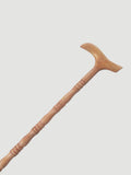 Premium Shahtoot Wood Walking Cane – Classic Brown (Derby T Sahpe handle)