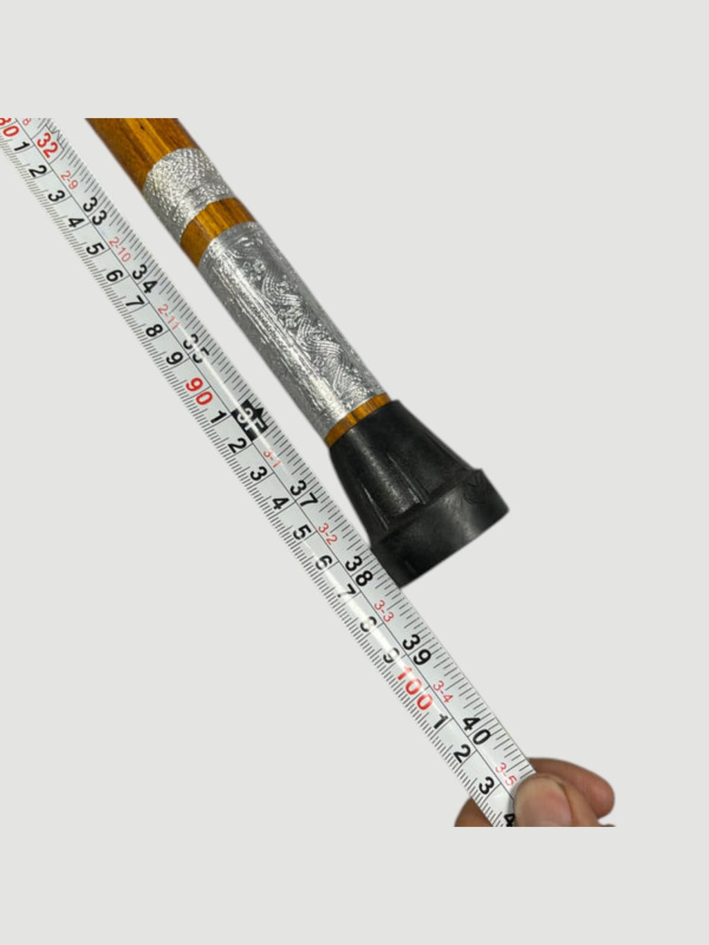 Handmade Royal Brass & Wood Walking Cane – Vintage Silver Handle