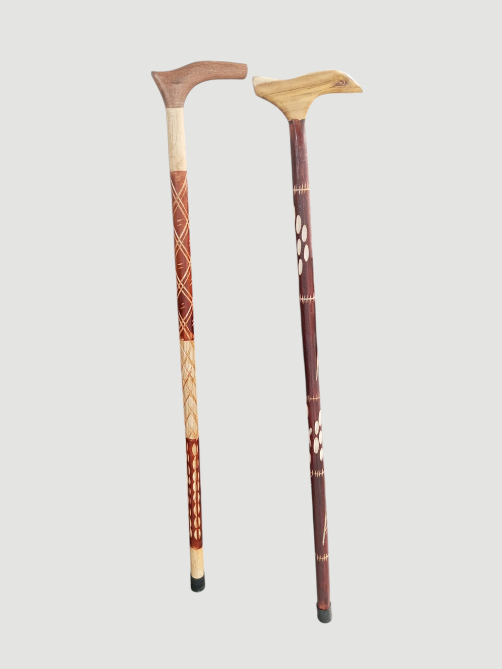 Premium Shahtoot Wood Walking Cane – Classic BLACK (Derby T Sahpe handle)