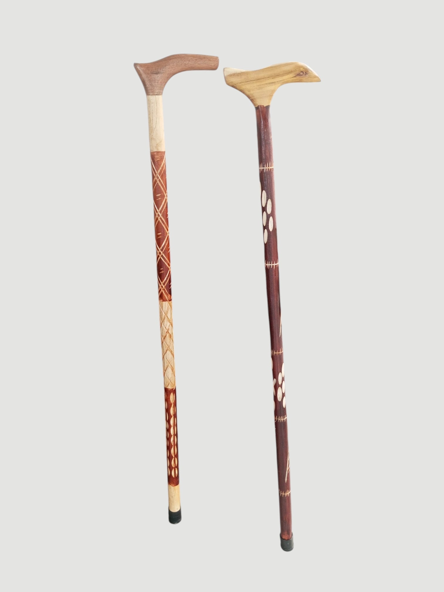 Premium Shahtoot Wood Walking Cane – Classic BLACK (Derby T Sahpe handle)