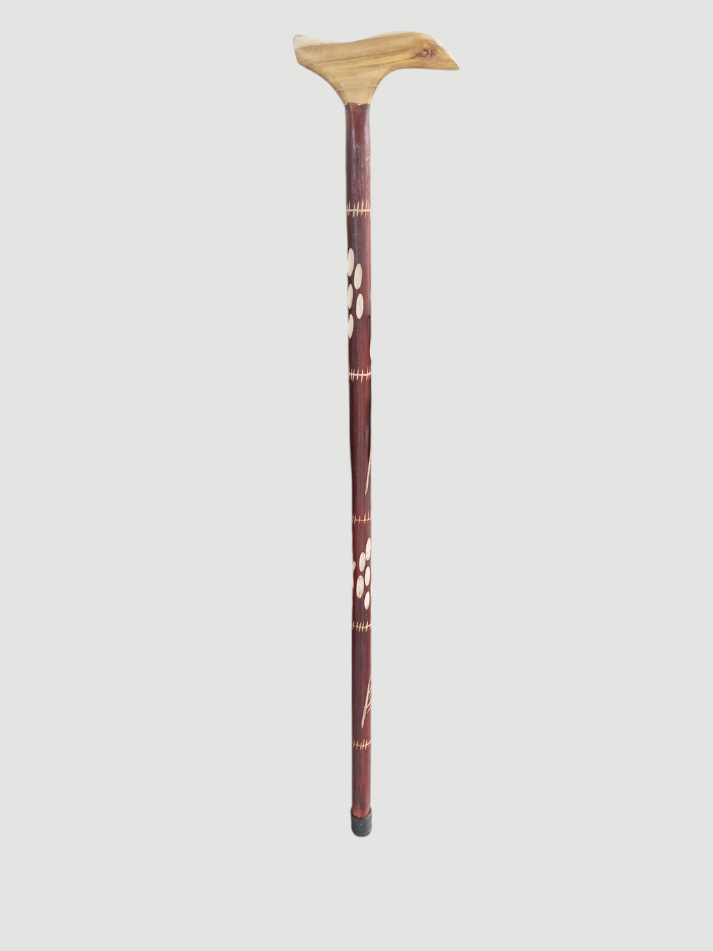 Premium Shahtoot Wood Walking Cane – Classic BLACK (Derby T Sahpe handle)