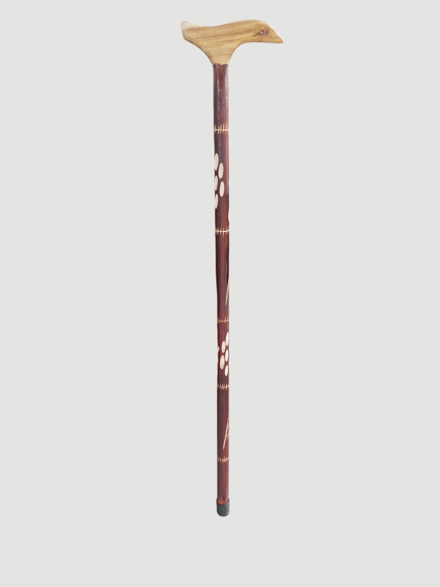 Premium Shahtoot Wood Walking Cane – Classic BLACK (Derby T Sahpe handle)